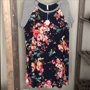 Pink blush tunic dress